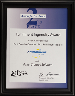 Order Fulfillment Ingenuity Award