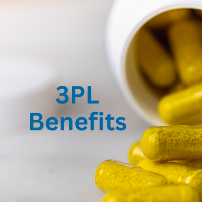 Square Fulfillment for Nutraceuticals & Supplements Benefits of working with 3PLs for nutraceuticals