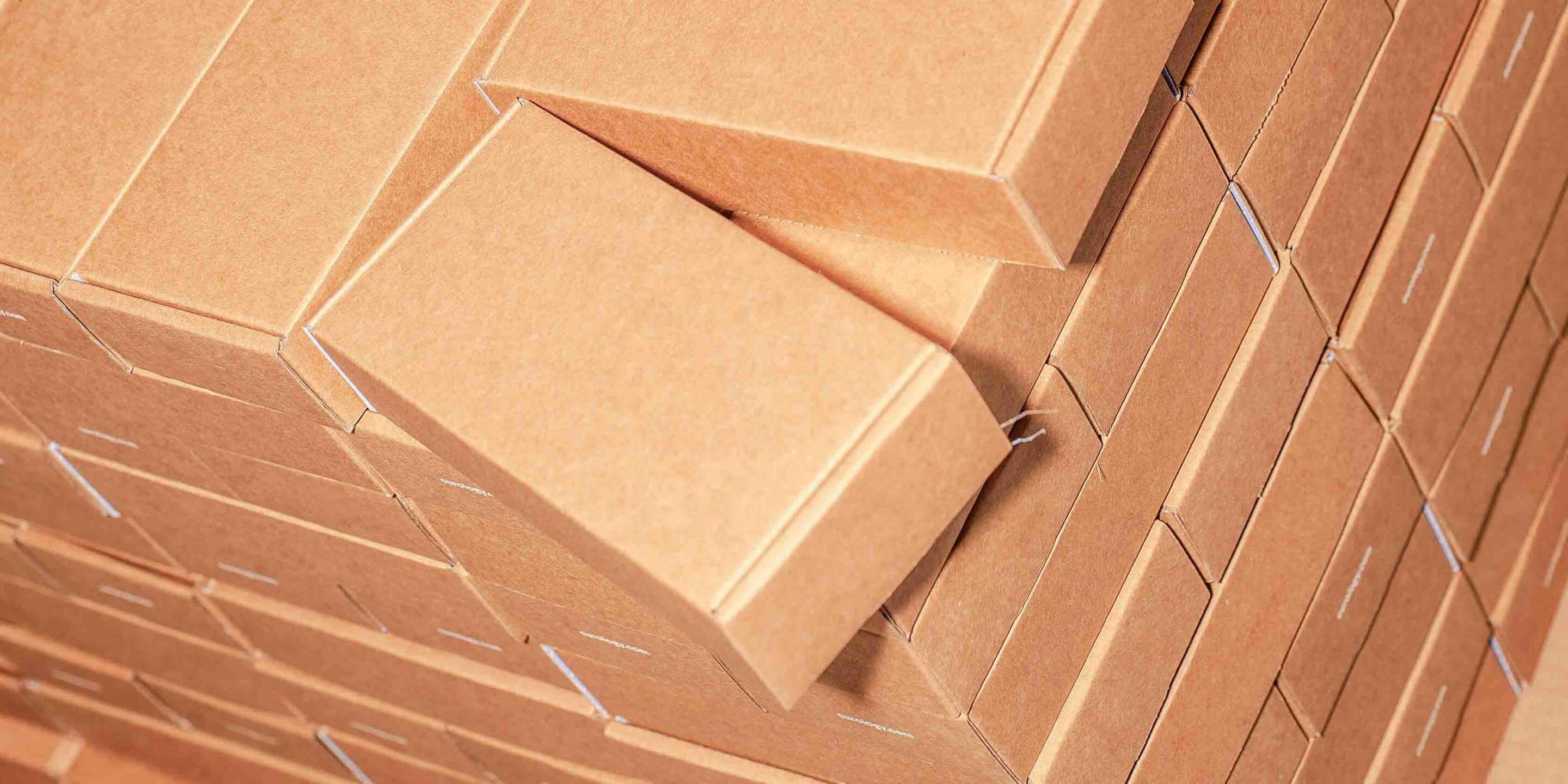 custom packaging stack of custom packaging boxes