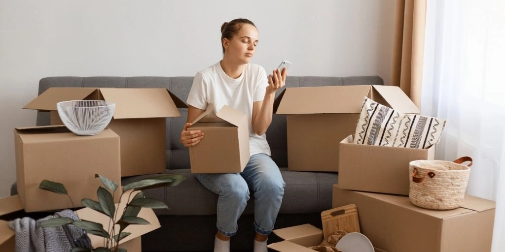 image of woman struggling to fulfill Etsy orders