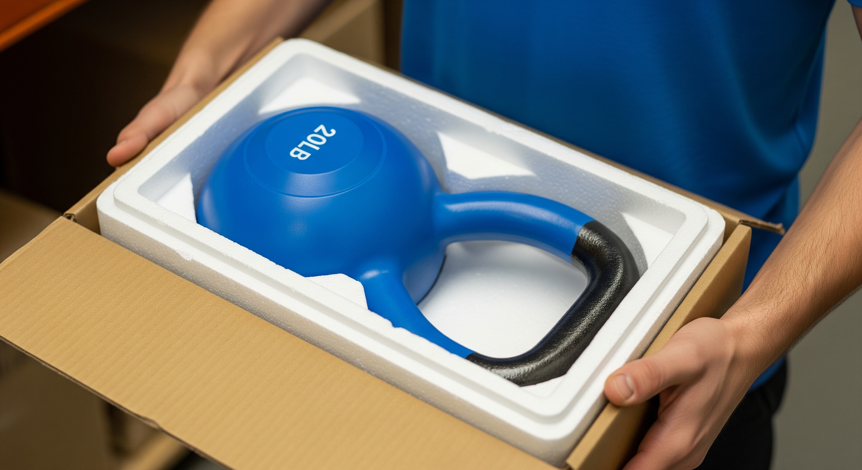 kettle bell in box