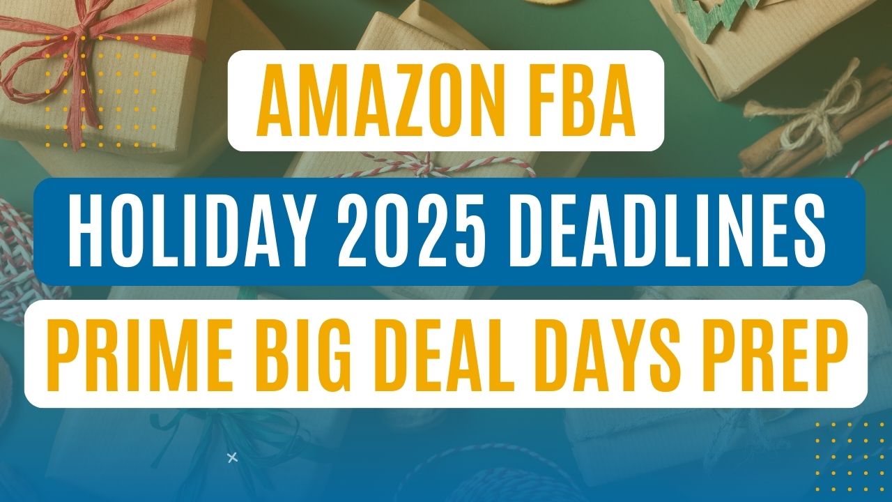 Amazon FBA Holiday Deadlines image of box of books being prepared to be shipped