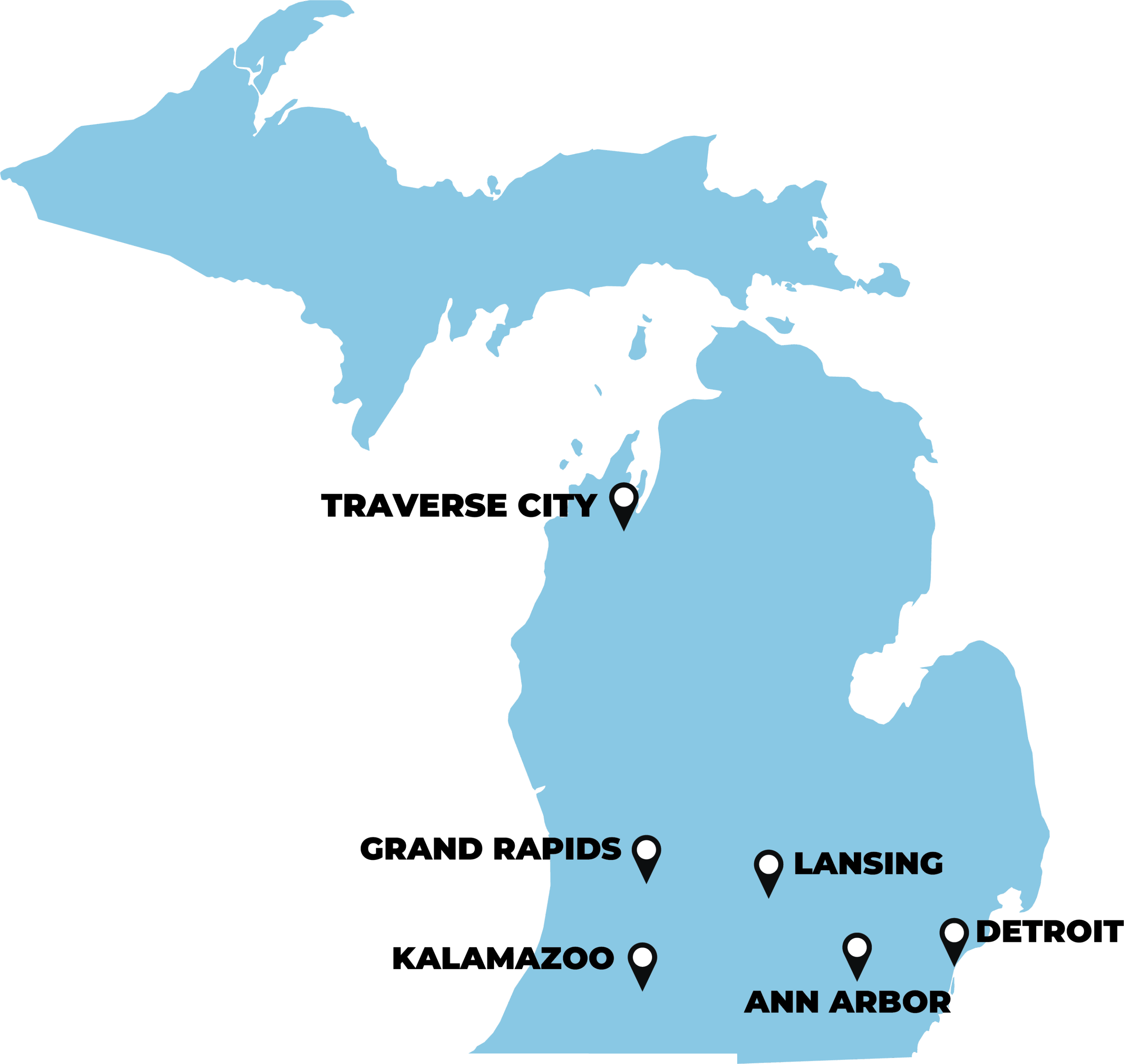 USA Fulfillment Warehouse Map