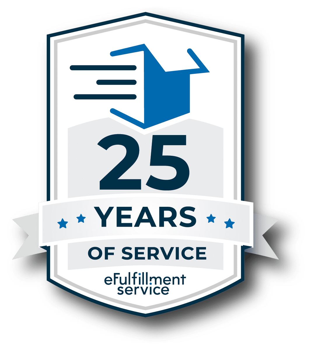 Vertically arranged bubbles with two awards logos placed in individual, large bubbles