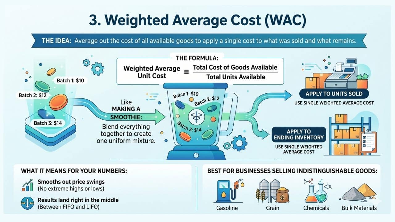 Weighted Average Cost (WAC) Infographic