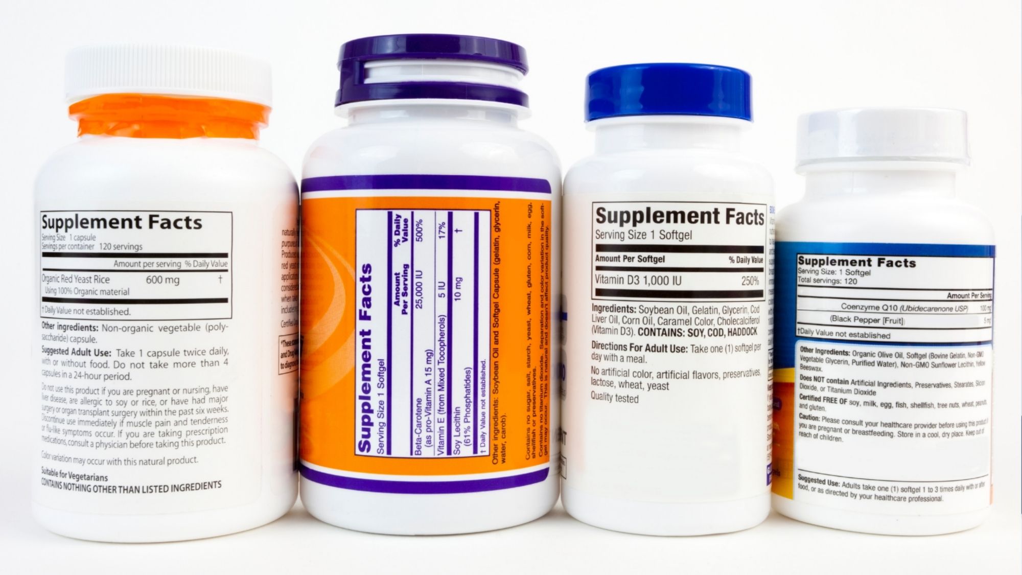 Infographic showing the nine required elements of an FDA-compliant dietary supplement label, including the Supplement Facts panel, ingredient list, allergen declarations, manufacturer information, lot code, and an explanation that the brand owner is the FDA Responsible Person for label compliance.
